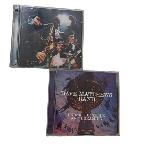 Dave Mathews Band Cd Lot - Listener Supported & Under the Table - Picture 1 of 8
